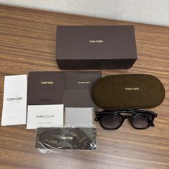 ◎【美品】TOMFORD トムフォード サングラス ブラック TF978-D 01B 49◻︎21 ケースあり
