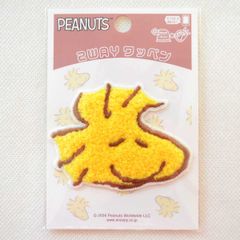 ワッペン ウッドストック フェイス スヌーピー サガラ ピーナッツ PEANUTS