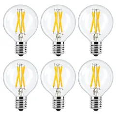 2026年最新】4個入LED電球 E26フィラメント LED電球 レトロ 4W 電球色