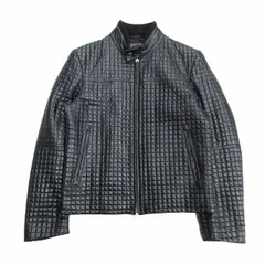 ヒューゴボス　ライダースジャケット　ラムレザー　シングル　キルティング　ブラック Amazon | [Hugo Boss] (ヒューゴボス) ラムレザー フルジップ