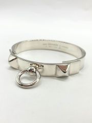 【ITGHSMWXAHK8】HERMES エルメス Ag925 コリエドシアン バングル 39.5g
