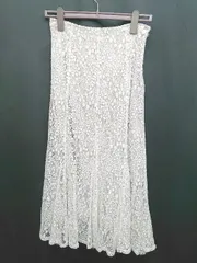 ◇ ⊂ ROPE PICNIC ロペピクニック レース ロング丈 マーメイド スカート サイズ40 ライトベージュ系 レディース P  【1411070003294】
