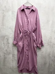 YECCA VECCA イェッカヴェッカ 2way袖バルーン ワンピース sizeF/パープル ■◇レディース