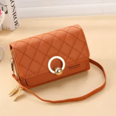 ☆ ライトブラウン ☆ スマホポーチkmini1304 スマホポーチ ショルダー 大容量 ミニショルダー ミニポーチ お財布ポーチ スマホショルダー ミニショルダーバッグ ミニショルダーバック ショルダーバッグ ショルダーバック スマホポシェット ポシェット