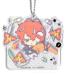 【中古】キーホルダー・マスコット(キャラクター) 観音坂独歩×KIRIMIちゃん. 「ヒプノシスマイク SANRIO NAKAYOKU EDIT トレーディングアクリルチャーム」 