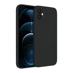 【数量限定】耐衝撃 一体型レンズ保護 ワイヤレス充電対応 カラーシリコンケース 専用 ガラスフィルム付属 XS/X ブラック iPhone bsc003-xs-black [BlueSea]