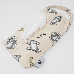 メイカーズ 仕事猫刺繍ティッシュケース くまみね 仕事猫 現場猫 電話猫 ヨシ RPJセット MAC-008