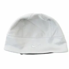 ナイキ NIKE 美品 スカルキャップ 帽子 フリース裏地 ロゴ グレー 0625 ●ECOのサムネイル