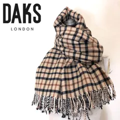 値下げ　新品　レア　DAKS 大判スカーフ　エンブレム　イタリア製 2025年最新】DAKS スカーフの人気アイテム - メルカリ