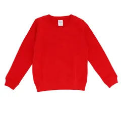 ☆ 172.ブライトレッド ☆ 150cm ☆ 8.4オンス クルーネック ライトトレーナー キッズ トレーナー キッズ ジュニア クルーネックライトトレーナー スウェット ルームウェア 100 110 120 130 140 150 8.4オンス 薄手