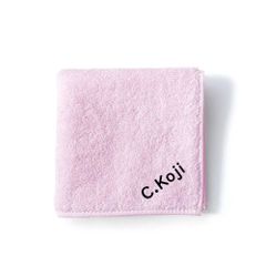 3.ピンク 名入れ 刺繍  今治 ハンドタオル  ギフト｜誕生日・記念日・内祝い・入学祝に