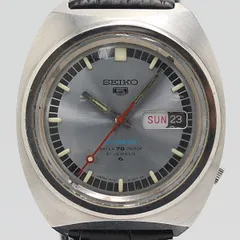 デッドストック級 セイコー ファイブスポーツ 6119-8130 AT/自動巻 ブルー文字盤 メンズ腕時計 0539000 7ERT SMZ ABC16409