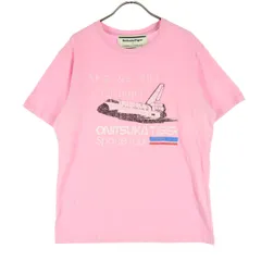 ONITSUKA TIGER オニツカタイガー ANDREA POMPILIO アンドレアポンピリオ コラボ 半袖 Tシャツ L ピンク メンズ 古着