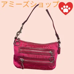 コーチ COACHポピー キャンバス ミニワンショルダー美品 ポーチ