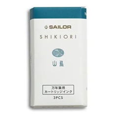セーラー万年筆　万年筆用カートリッジ　 インク　四季織(3本入)　山鳥