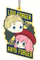 【中古】キーホルダー アーニャ＆ロイド/チャーム ラバーコレクション 「一番くじ 劇場版 SPY×FAMILY CODE：White」 G賞