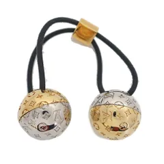 新品　未使用　ルイヴィトン　プラネット　ナノグラム　ヘアゴム LOUIS VUITTON ルイヴィトン シュシュ ナノグラム プラネットLV