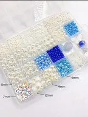 ビーズ　子供用アクセサリー パーツ　ハンドメイド　ネックレス　手作りキット　大量