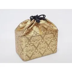 【展示品 未使用】東京マルウ 清雅苑 日本製 高級 佐賀錦 錦箱巾着【訳アリ】