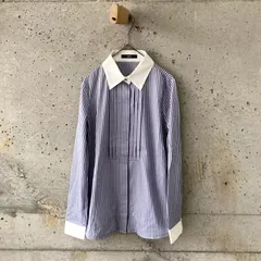 未使用COMME CAストライプシャツ　ストレッチ