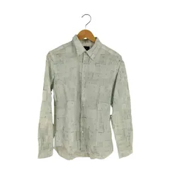 ピーエスポールスミス PS Paul Smith パブリックスワッチ 総柄 レギュラーカラーシャツ メンズ import：L 