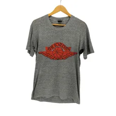 ナイキ NIKE 80s 紺タグ AIR JORDAN ウィングロゴ 霜降りボディ クルーネックTシャツ  メンズ 表記無 