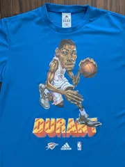 adidas アディダス NBA DURANT ケビンデュラント ドライ Tシャツ O 青