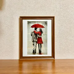 新品☆額縁付アートポスター☆Loui Jover（ルイ・ジョヴァー）☆アートデザイン☆オーストラリア画家☆FALLING WATERS☆367