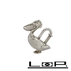 HERMES エルメス カデナ ペリカン チャーム シルバー　箱なし HERMES - □未使用□ エルメス カデナ ペガサス バッグ チャーム