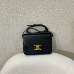 ショルダーバッグ　黒　ブラック　セリーヌ　CELINE トリオンフ｜本日限定特価｜新品未使用-WTO輸入5