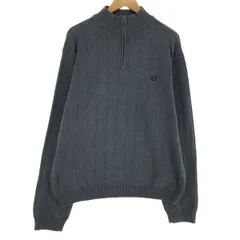 古着 チャップス CHAPS ハーフジップセーター メンズL相当/eaa463647