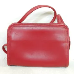 【中古】COACH コーチ オールドコーチ J8P-9048 レッド×レザー ショルダーバッグ