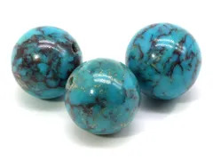 1粒売り ターコイズ 10mm パワーストーン バラ売り 天然石 パワーストーン ばら売り ビーズ 穴あき 1玉売り