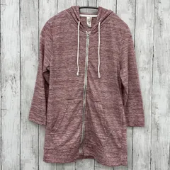 【 launching pad 】ランチングパッド フード付きジップアップパーカー ピンク Mサイズ