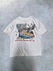 【 Allstar Animals 】90‘s　USA製　アニマルTシャツ　シングルステッチ　Lサイズ