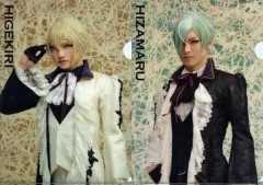 【中古】クリアファイル 三浦宏規(髭切)＆高野洸(膝丸) A4クリアファイル2枚セット(ライブver.) 「ミュージカル『刀剣乱舞』 髭切膝丸 双騎出陣 2020 ～SOGA～」 Loppi・HMV＆BOOKS online限定