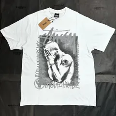 【正規品・新品】Stussy 24SS Rap Label Commemorative Tee ステューシー ラップレーベル記念 プリント半袖Tシャツ ホワイト メンズ レディース ユニセックス