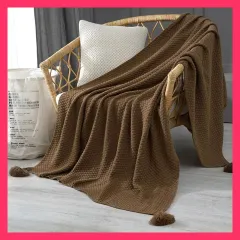 ★売れ筋★ ブランケット おしゃれ 大判 北欧 夏用 ひざ掛け 大判 北欧 キャンプ かわいい マルチカバー フリークロス フリンジ付き タオルケット ベッドカバー ソファー