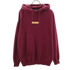 XLARGE エクストララージ 長袖 スウェットパーカー M ワインレッド メンズ 古着