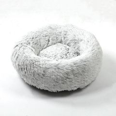 ペットベッド　グレー　もふもふ　軽量暖か　洗濯可　ふかふか　ふわふわ
