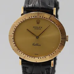 デッドストック級 稼働 良品 ロレックス 4117080 チェリーニ 手巻 18K/750/YG/27.4g 金文字盤 メンズ腕時計 NSY15378ABC 0005720 2BKTのサムネイル