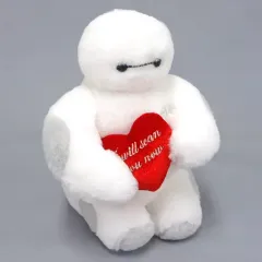 【中古】ぬいぐるみ [単品] ベイマックス ぬいぐるみ 「ベイマックス Disney Jewel ぬいぐるみ付きペアネックレス」 同梱品 ディズニーストア限定