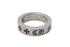 CHROME HEARTS クロムハーツ スペーサーフォーエバーリング 6mm 指輪 10.4g シルバー925 サイズ14号 美品 中古 4b001509