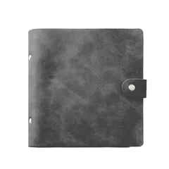 【在庫セール】instax mini 99/EVO/12/11/9/8/8+/7/25/90チェキ適用 チェキアルバム、Fujifilm 3寸写真200枚収納 大容量アルバム 名刺・キャッシュカードも収納可能 HIYQIN PUレザー 純色（ブラック）