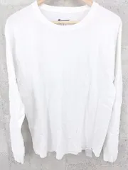◇ Champion チャンピオン 長袖 Tシャツ カットソー L ホワイト # 1002799740784 【中古】 【1002799740784】