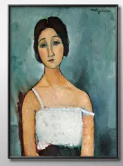 アメデオ・モディリアーニ「La Fanciulla～」ジクレー版画 証明書有