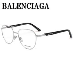 バレンシアガ BALENCIAGA BB0249O 001 メガネ 眼鏡 アジアンフィット アイウェア フレーム メンズ レディース シルバー ブラック