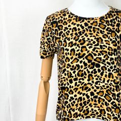 D&G ドルチェ Tシャツ カットソー ヒョウ柄 レオパード S相当 - メルカリ