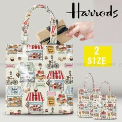 HARRODS ハロッズ トートバッグ S/Mサイズ totebag ショッピングバッグ ハンドバッグ トートバッグ レディース 可愛い