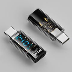 USB4 TypeCメス-TypeCオス 双方向伝送 変換アダプタ 出力スクリーン表示 全機能 240W急速充電 40Gbps高速転送 PD 8K60Hz HD映像信号伝送 タイプCオス メス PC/Pad/MacBook/スマホ/iPhone/Switch